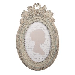 Clayre & Eef Photo Frame 10x15 cm Beige Plastic