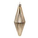Clayre & Eef Kerstbal Ø 5x15 cm Goudkleurig Glas