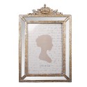 Clayre & Eef Photo Frame 13x18 cm Gold colored Plastic