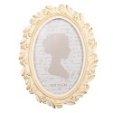 Clayre & Eef Photo Frame 10x15 cm Beige Plastic