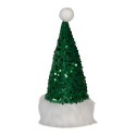 Clayre & Eef Kerstdecoratie met LED-verlichting Kabouter 10x10x25 cm Groen Synthetisch