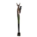 Clayre & Eef Candle holder Deer 26x19x160 cm Red Plastic