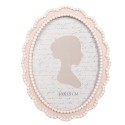Clayre & Eef Photo Frame 10x15 cm Pink Plastic