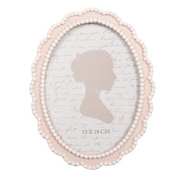 Clayre & Eef Photo Frame 13x18 cm Pink Plastic