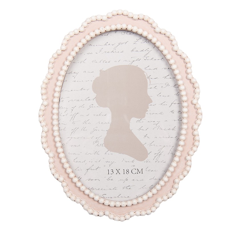 Clayre & Eef Photo Frame 13x18 cm Pink Plastic
