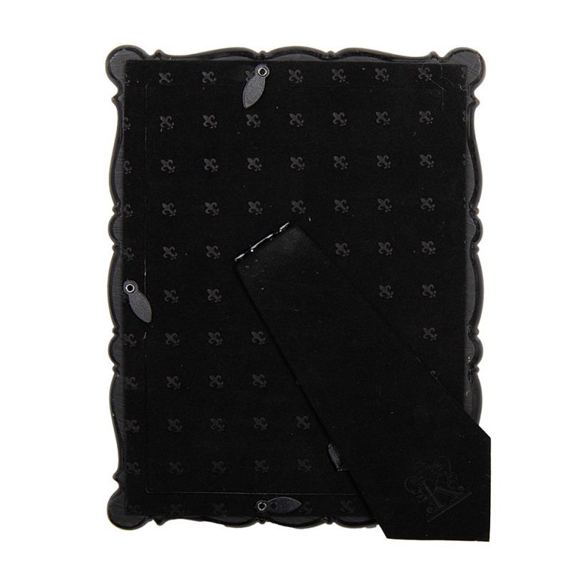 Clayre & Eef Photo Frame 13x18 cm Black Plastic
