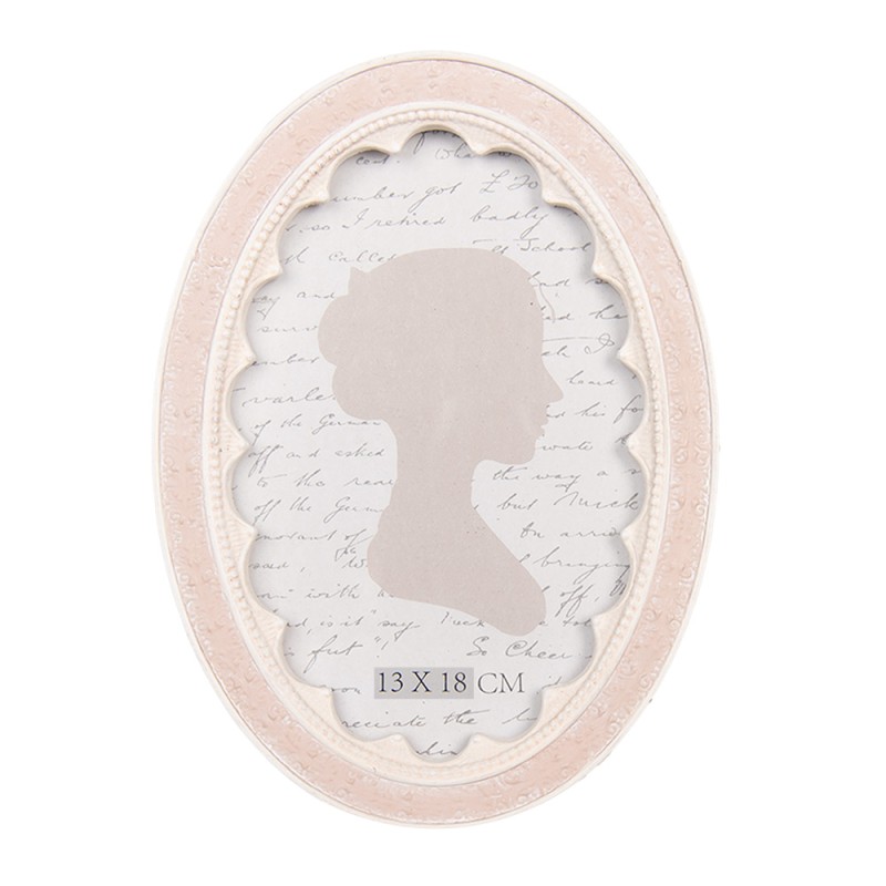 Clayre & Eef Photo Frame 13x18 cm Pink Plastic