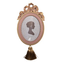 Clayre & Eef Photo Frame 15x20 cm Pink Plastic