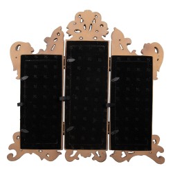 Clayre & Eef Cornice per foto 31x2x30 cm Beige Plastica