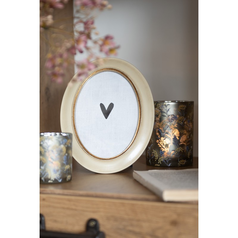 Clayre & Eef Photo Frame 13x18 cm Beige Plastic