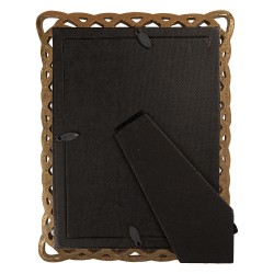 Clayre & Eef Photo Frame 13x18 cm Gold colored Plastic