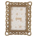 Clayre & Eef Photo Frame 10x15 cm Gold colored Plastic