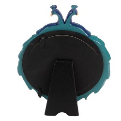 Clayre & Eef Photo Frame Ø 13 cm Blue Plastic