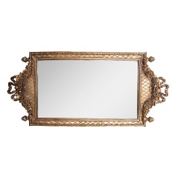 Clayre & Eef Scodella decorativa 19x3x40 cm Color oro Plastica