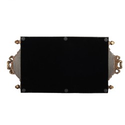 Clayre & Eef Scodella decorativa 19x3x40 cm Color oro Plastica