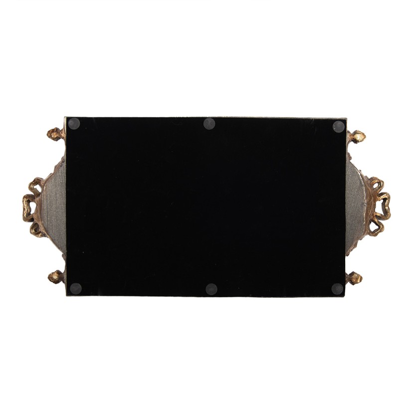 Clayre & Eef Scodella decorativa 19x3x40 cm Color oro Plastica