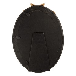 Clayre & Eef Cornice per foto 13x18 cm Nero Plastica