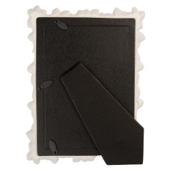 Clayre & Eef Cornice per foto 10x15 cm Bianco Plastica