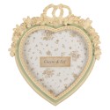 Clayre & Eef Cadre photo 10x15 cm Beige Plastique