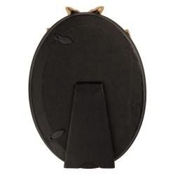 Clayre & Eef Cornice per foto 10x15 cm Nero Plastica