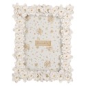Clayre & Eef Cadre photo 13x18 cm Blanc Plastique