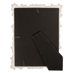 Clayre & Eef Cornice per foto 13x18 cm Bianco Plastica
