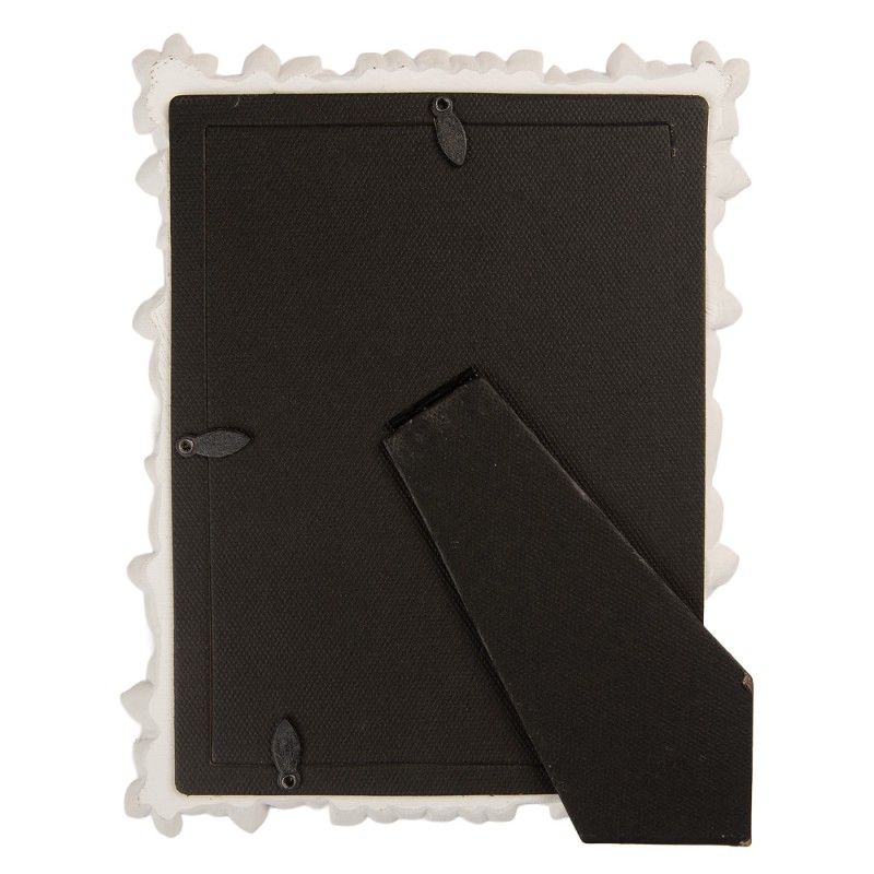 Clayre & Eef Cadre photo 13x18 cm Blanc Plastique