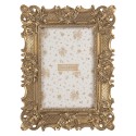 Clayre & Eef Cadre photo 10x15 cm Couleur or Plastique