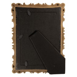 Clayre & Eef Cadre photo 10x15 cm Couleur or Plastique