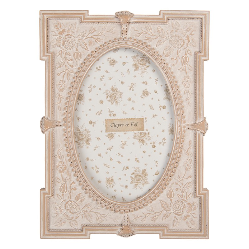 Clayre & Eef Cornice per foto 10x15 cm Rosa Plastica