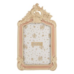 Clayre & Eef Cadre photo 13x18 cm Beige Plastique