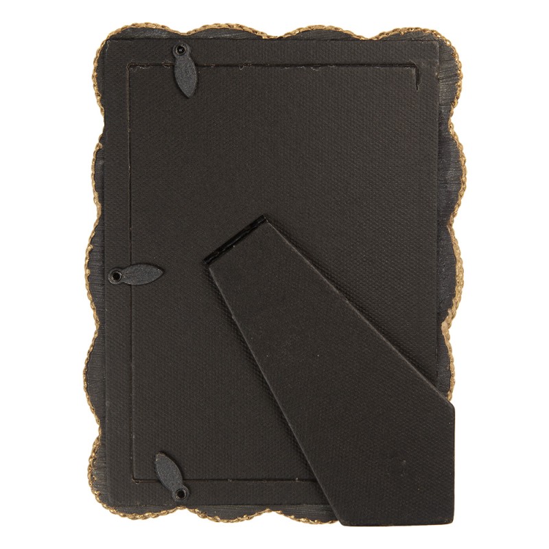 Clayre & Eef Cadre photo 10x15 cm Couleur or Plastique