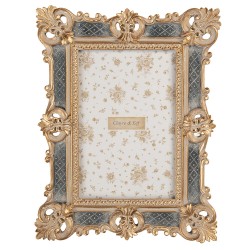 Clayre & Eef Fotolijst 10x15 cm Goudkleurig Kunststof