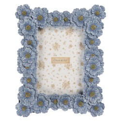 Clayre & Eef Photo Frame 13x18 cm Blue Plastic