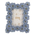 Clayre & Eef Cornice per foto 10x15 cm Blu Plastica