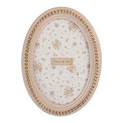 Clayre & Eef Photo Frame 10x15 cm Pink Plastic