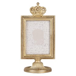 Clayre & Eef Fotolijst 7x9 cm Goudkleurig Kunststof