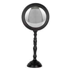 Clayre & Eef Miroir sphérique 17x10x39 cm Noir Plastique