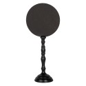 Clayre & Eef Miroir sphérique 17x10x39 cm Noir Plastique