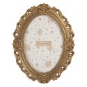 Clayre & Eef Bilderrahmen 13x18 cm Goldfarbig Kunststoff
