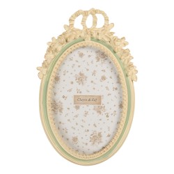 Clayre & Eef Bilderrahmen 10x15 cm Beige Kunststoff