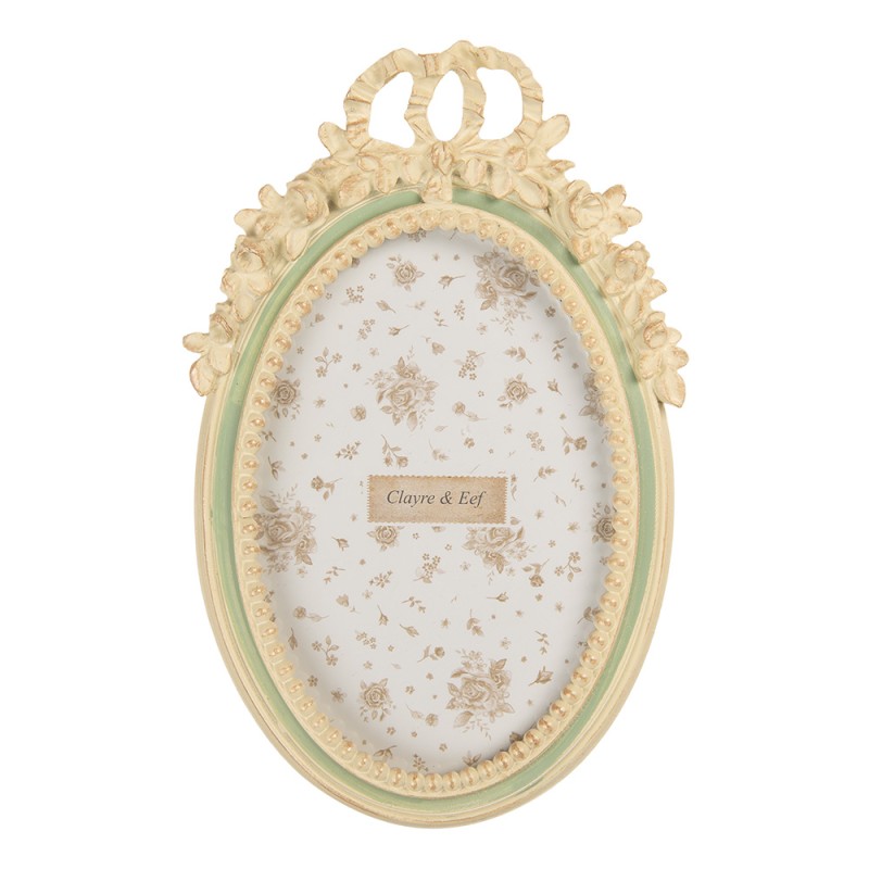 Clayre & Eef Bilderrahmen 10x15 cm Beige Kunststoff