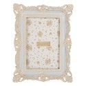 Clayre & Eef Cornice per foto 10x15 cm Blu Plastica