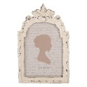 Clayre & Eef Photo Frame 13x18 cm White Plastic