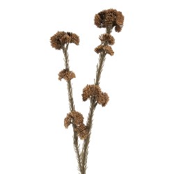 Clayre & Eef Kunstbloem 58 cm Bruin Kunststof