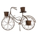 Clayre & Eef Supporto per piante Bicicletta 107x35x70 cm Marrone Metallo