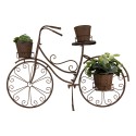Clayre & Eef Supporto per piante Bicicletta 107x35x70 cm Marrone Metallo