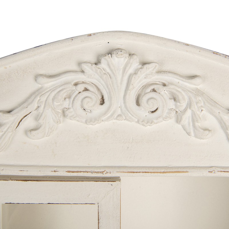 Clayre & Eef Wall Cabinet 45x19x71 cm White Wood