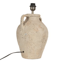 Clayre & Eef Lampada da tavolo Ø 40x65 cm Beige Terracotta