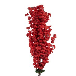 Clayre & Eef Artificial Flower 100 cm Red Plastic